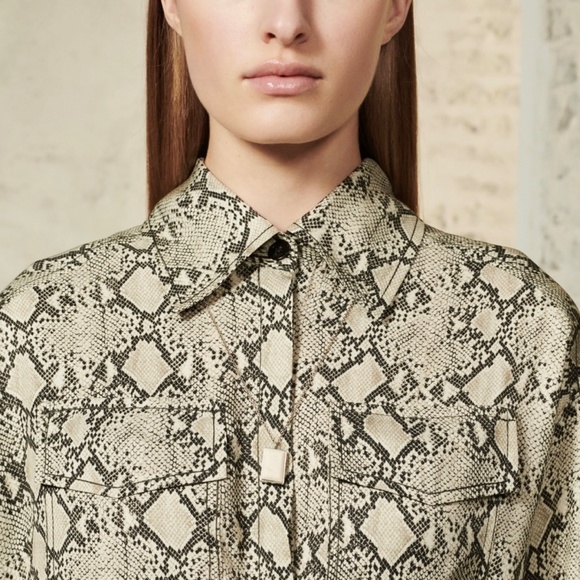 ZARA SRPLS Snake Print Dress - Picture 3 of 4